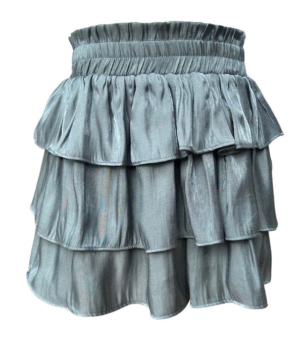 Luna Skirt-Fog Shimmer