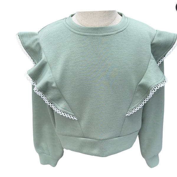 Livy Sweatshirt-Sage