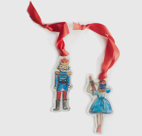 Clara and Nutcracker Ornament