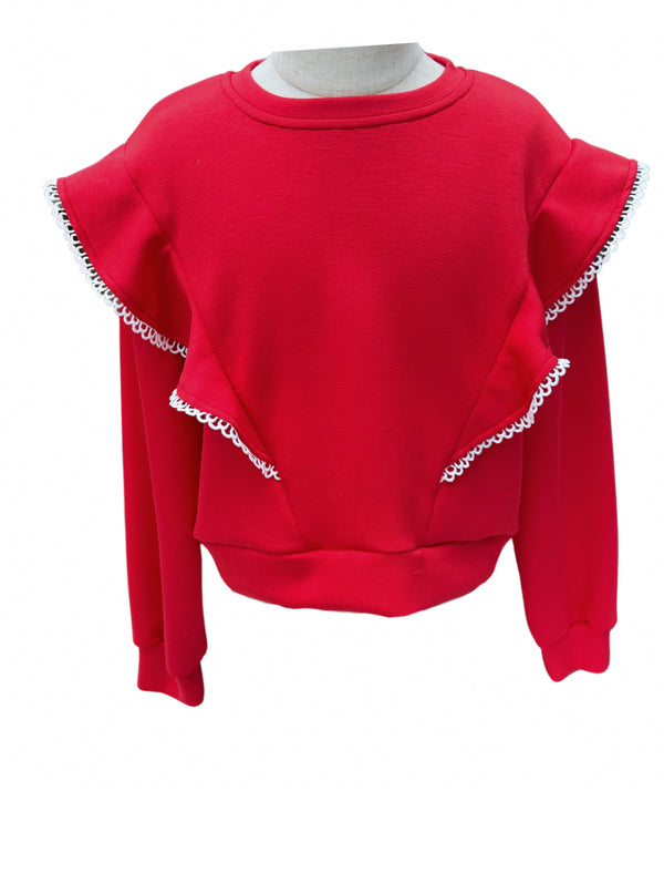 Livy Sweatshirt-Red