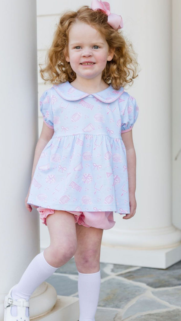 Sally Knit Bloomer Set-Game On