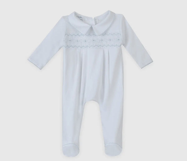 Landon’s Smocked Footie