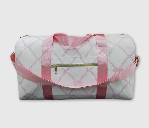 Pink Bow Duffel Bag