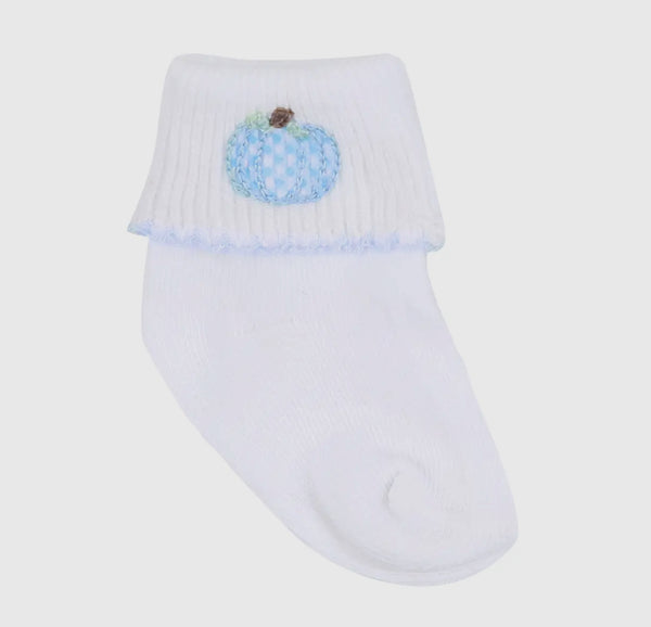 Sweet Pumpkin Socks-Blue