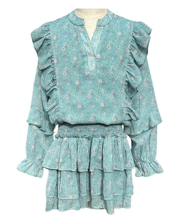 Campbell Dress-Whimsy Teal