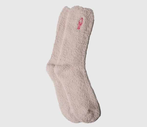 Nutcracker Embroidered Socks