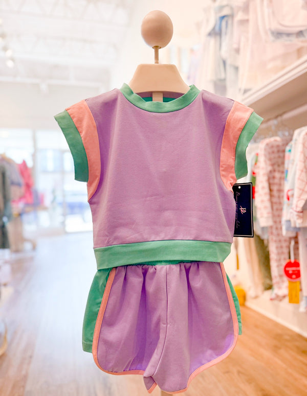 Ellie everyday set lavender/bubble gum pink