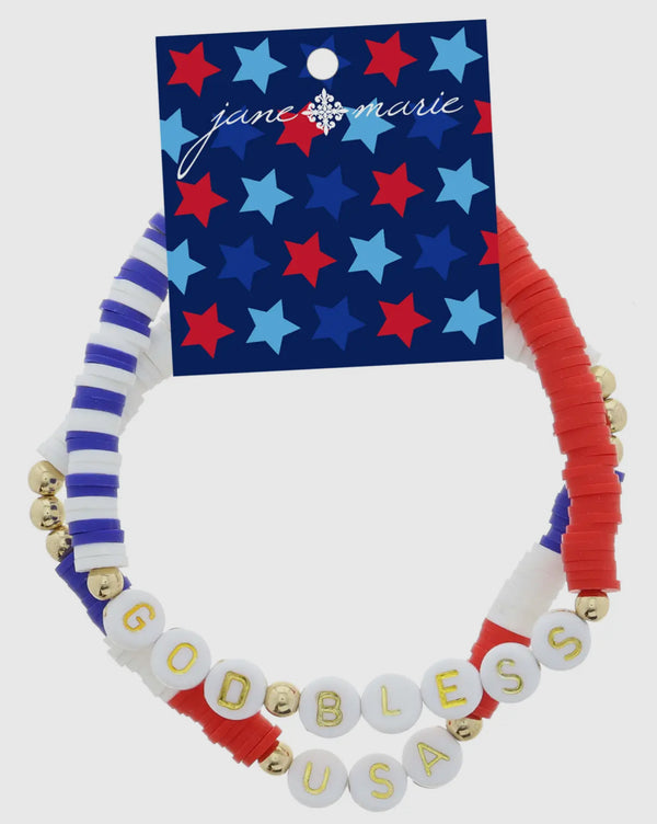 God Bless USA Bracelet