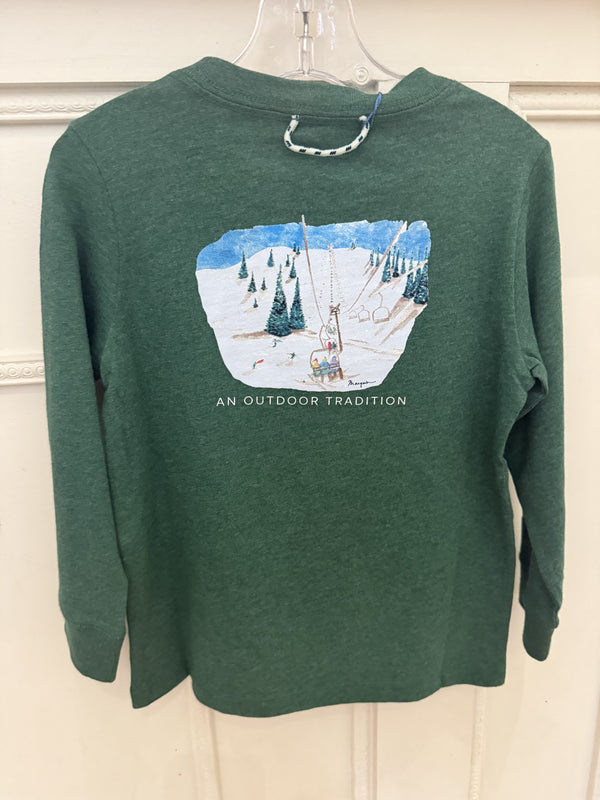 Long Sleeve Cotton Shirt-Pine