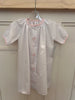 WHITE/PINK DAYGOWN WITH STRING BOWS