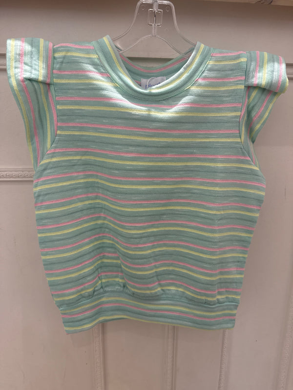 Olivia Knit Top-Stripes