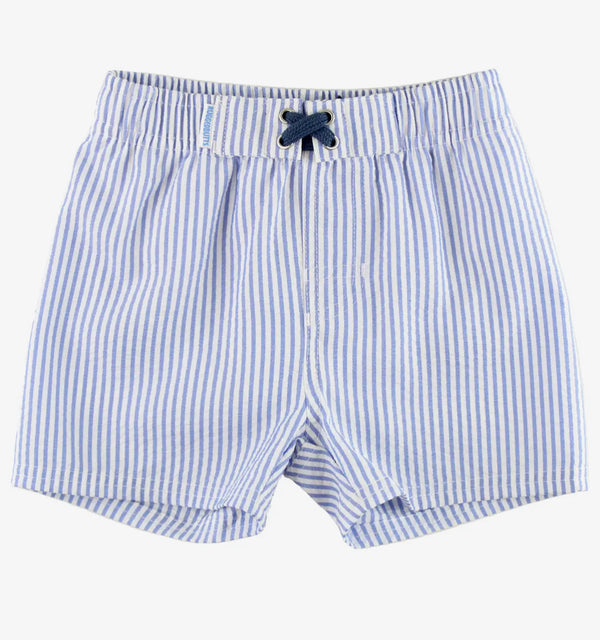 Boy’s Seersucker Swim Trunk