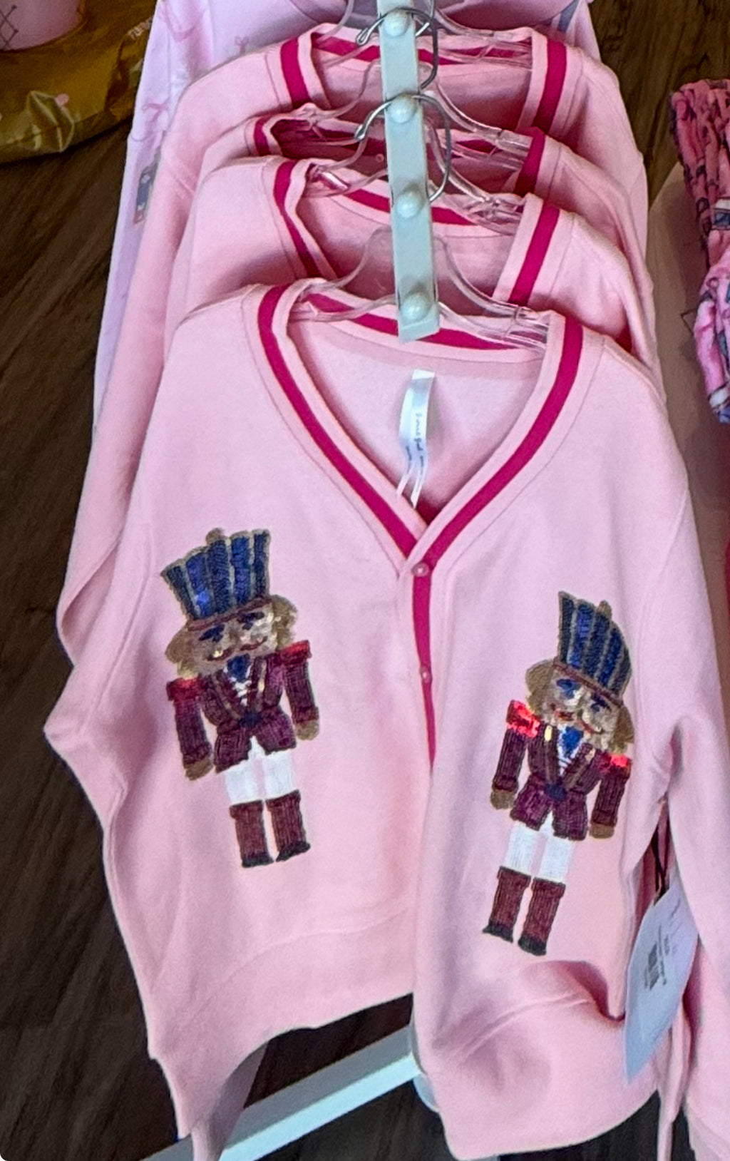 Pink Nutcracker Cardigan