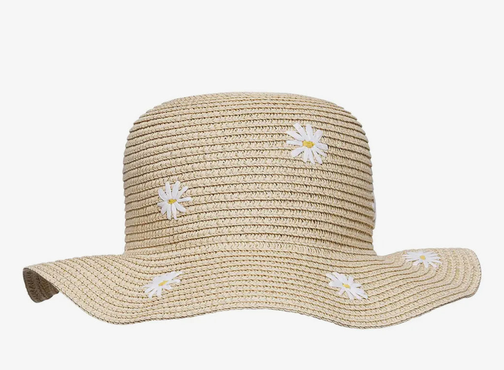 Daisy Embroidered Hat