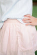 Pink and Blue Linen Skirt Set