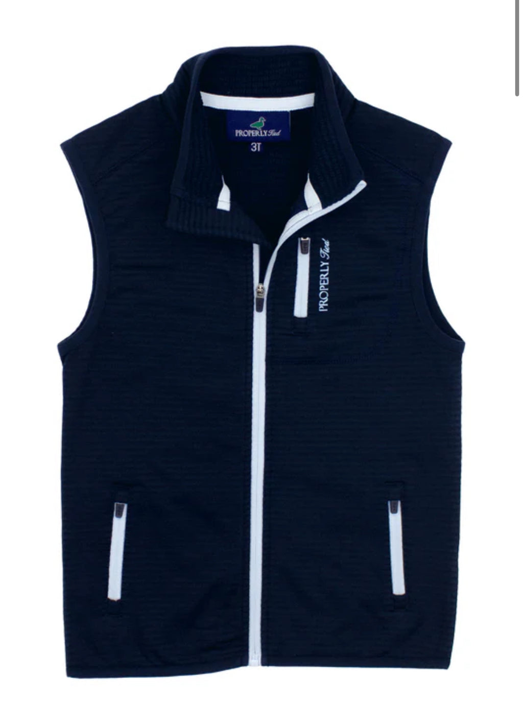 Boys Fairhope vest navy