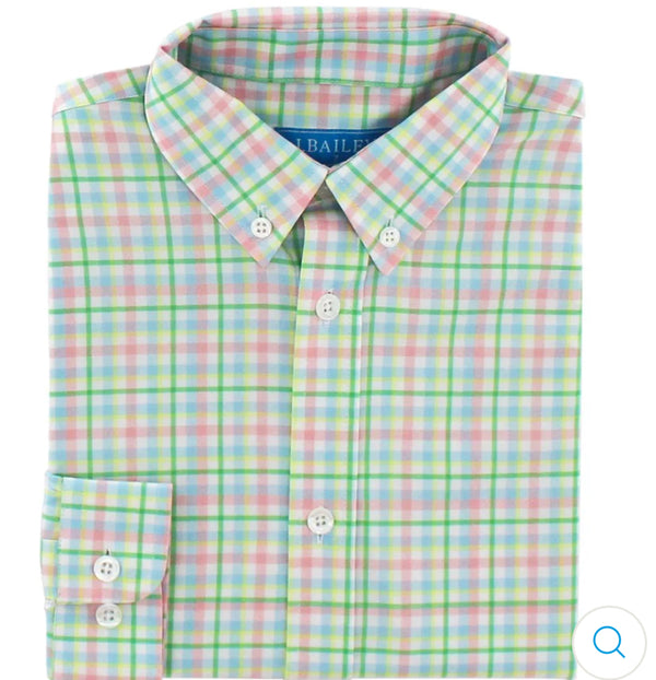 Performance Button down Shirt-Springtime