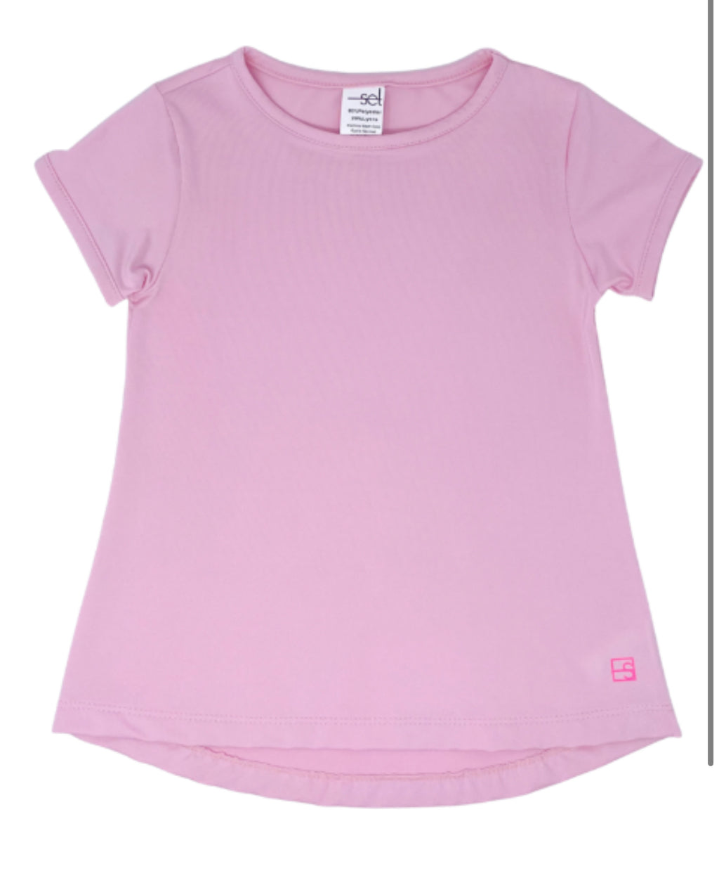 Bridgette basic tee light pink