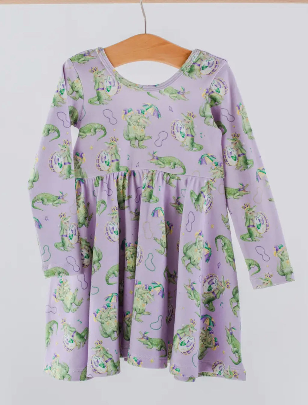 Gator Gras Cotton Twirl Dress