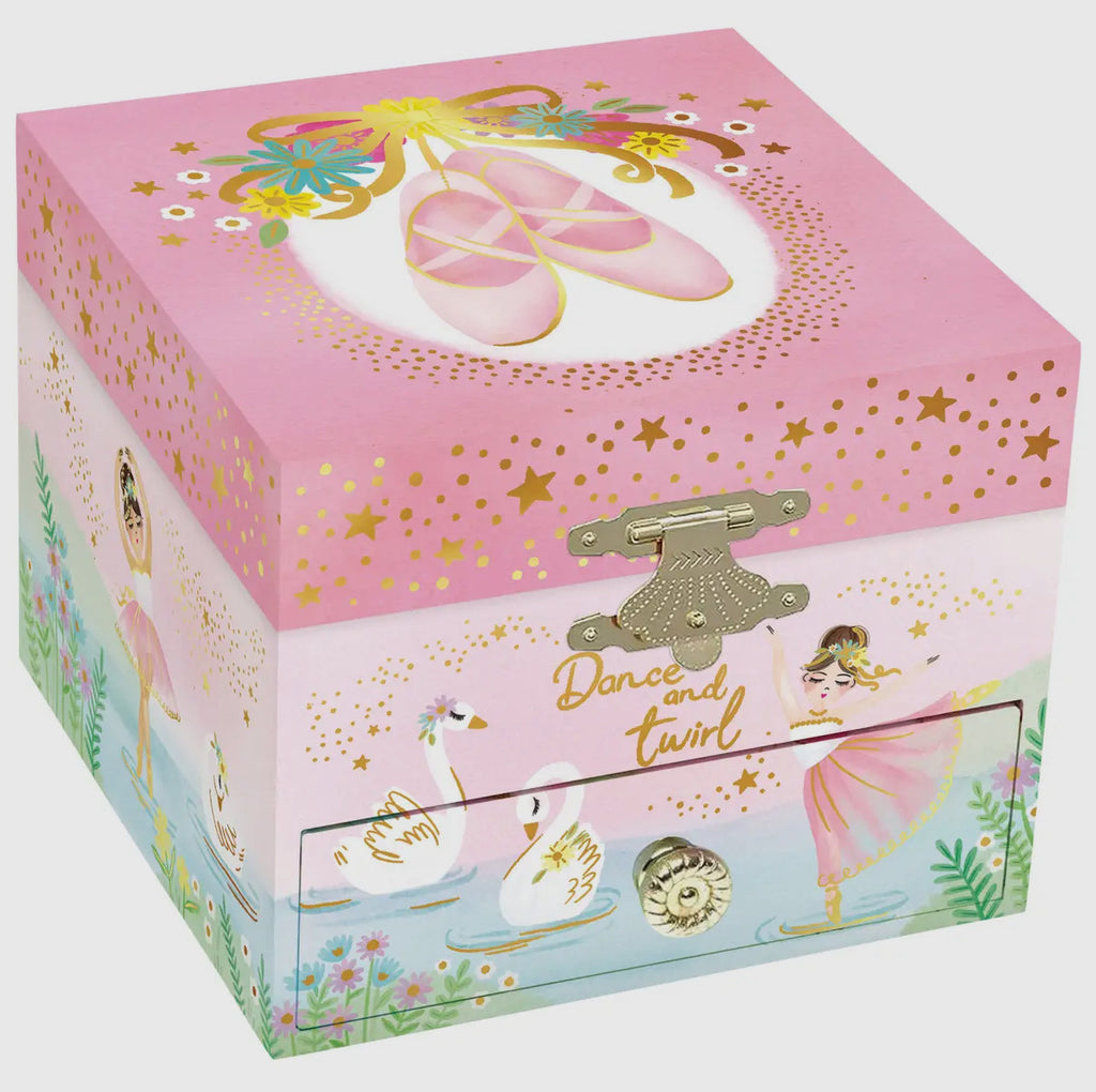 Ballerina musical jewelry box