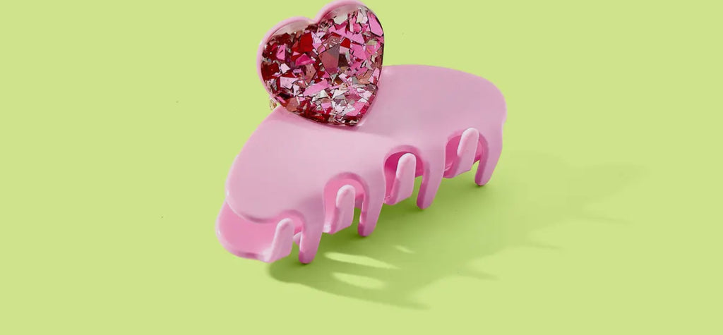 Heart Clip-Pink
