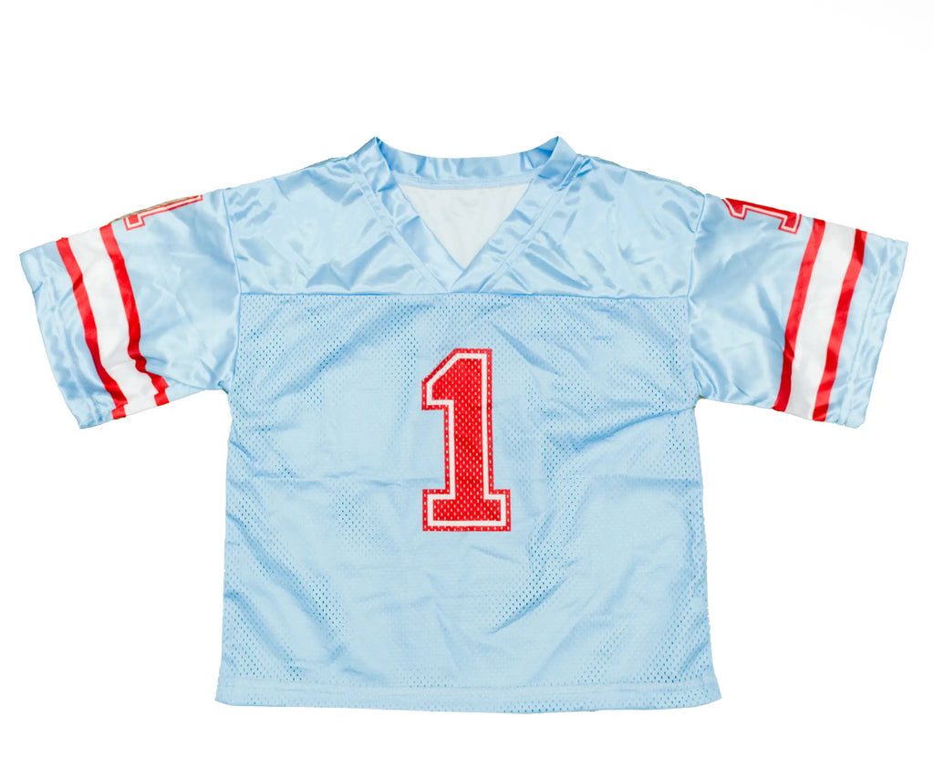 Light Blue/Red Jersey