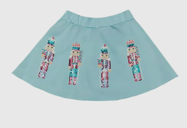 Nutcracker skort light blue