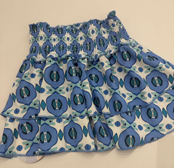 Scottie Skirt-Lapis Ikat