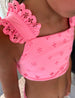 Pink Eyelet Two Piece