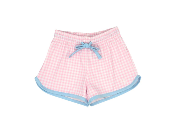 Emily Short-Cotton Candy Pink Check