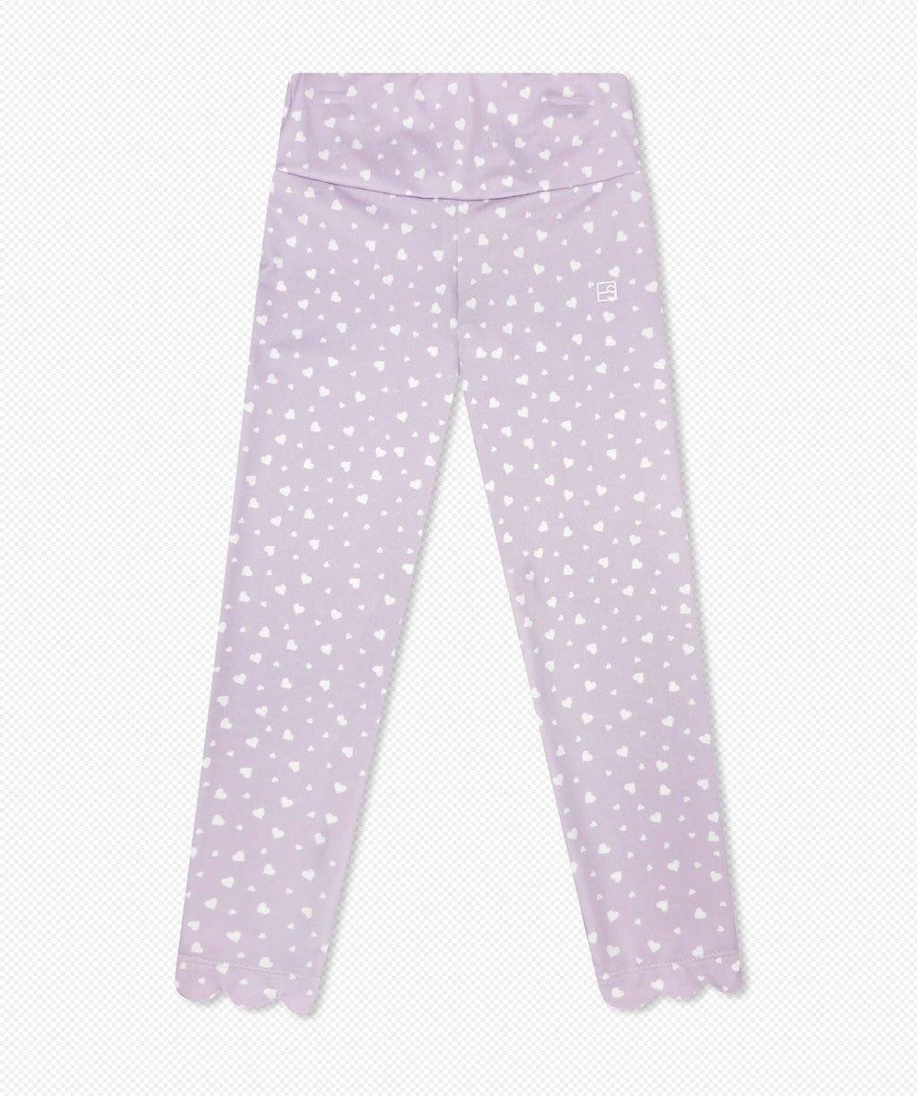 Sadie Scallop Legging-Be Mine