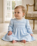 Baby Girl Light Blue Long Sleeve Dress