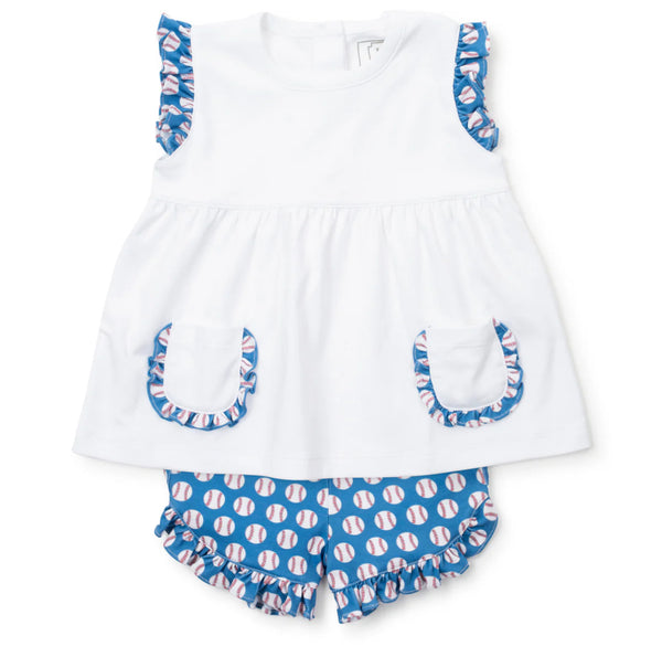 Girls Gentry short set baseball