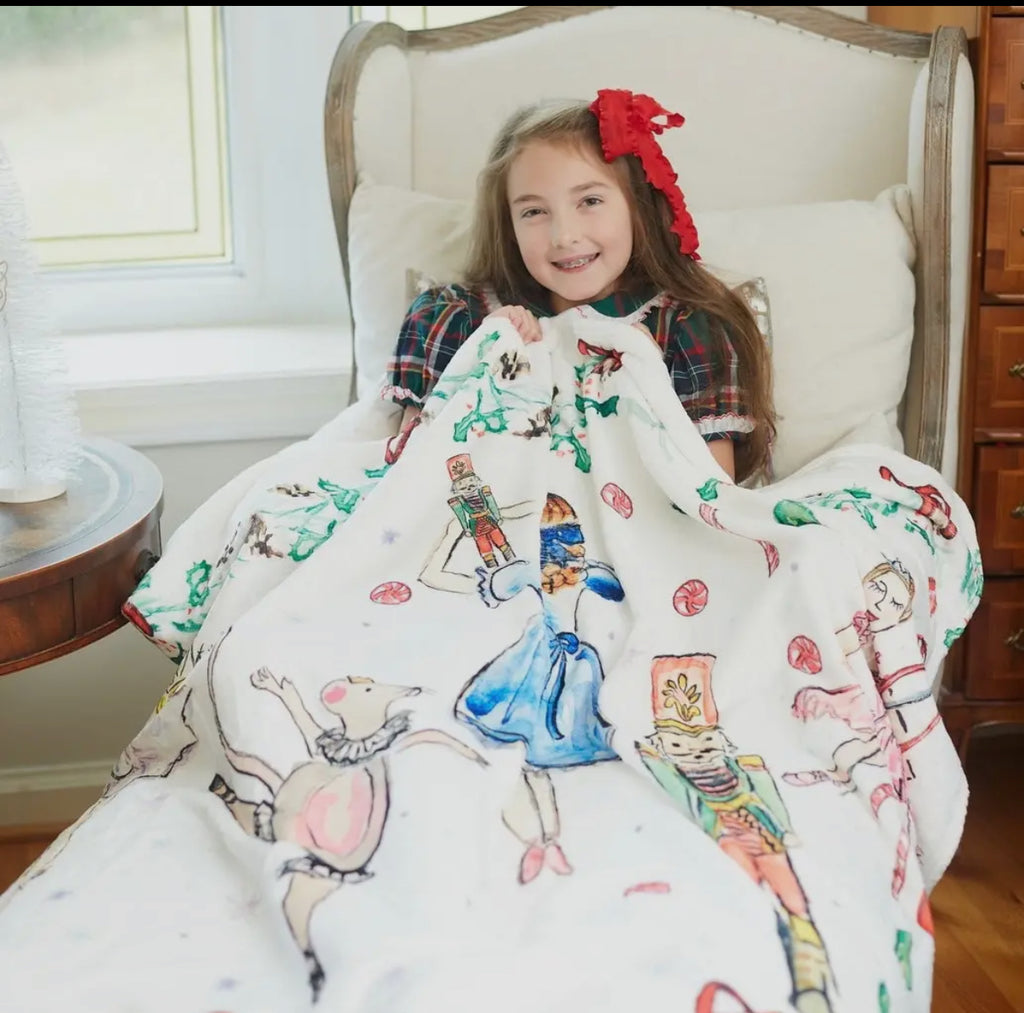 Nutcracker Minky Blanket