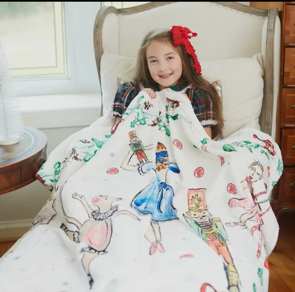 Nutcracker Minky Blanket