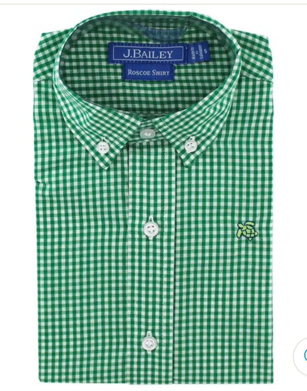 Button Down-Kelly Check