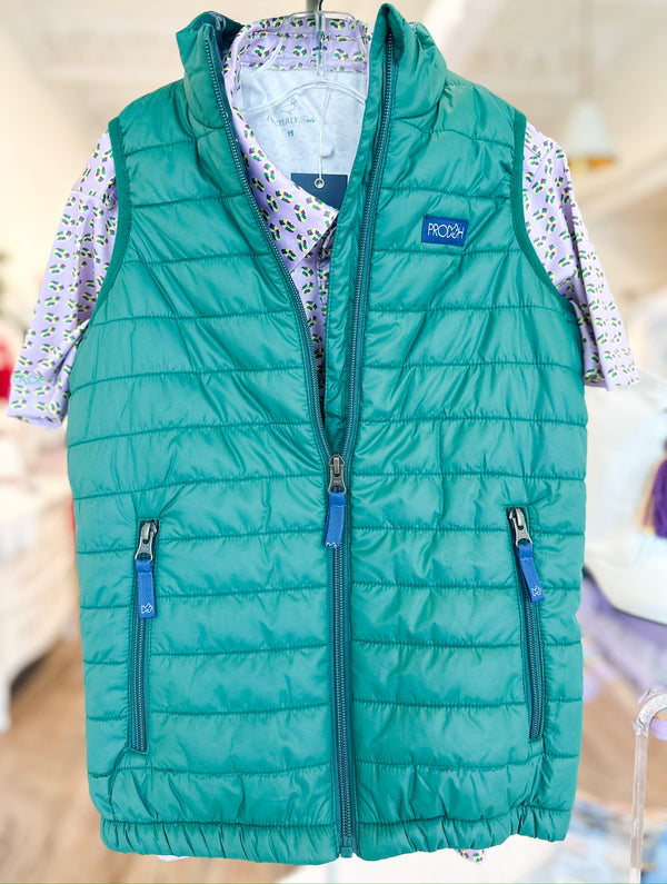 Green Puffer Vest