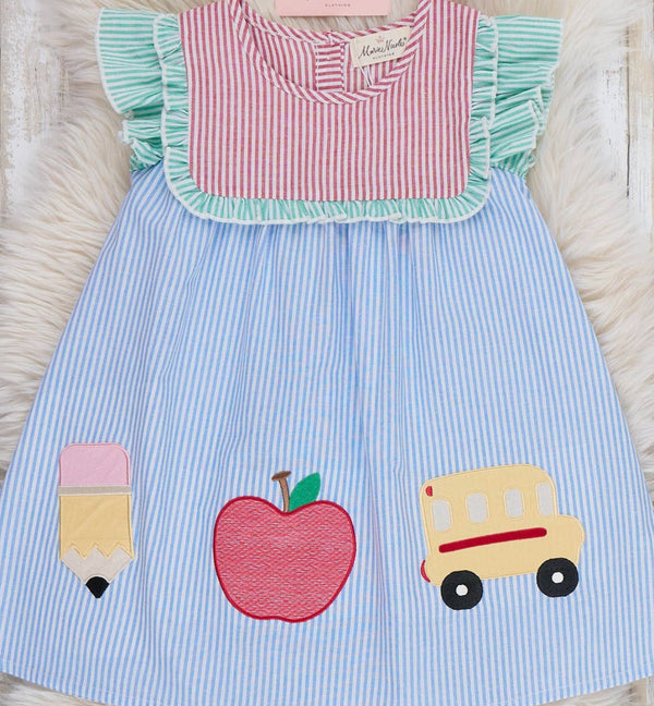 School days Embroidered dress