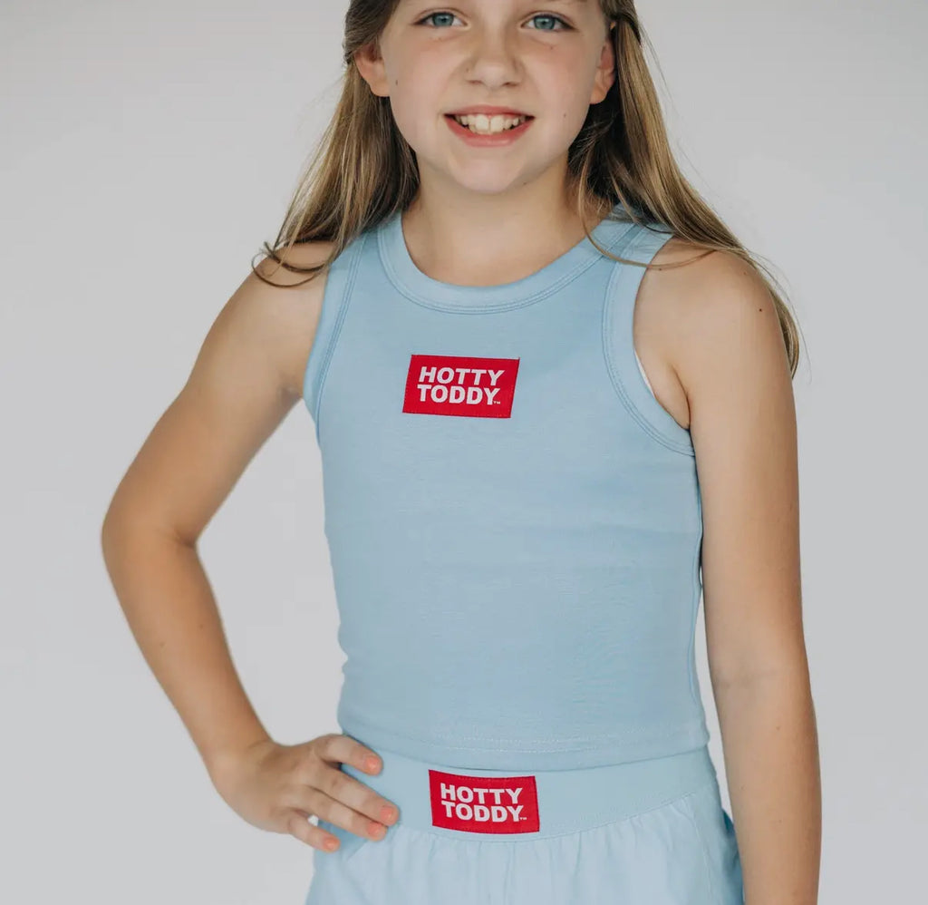 Powder Blue Alli Tank with Hotty Toddy Label