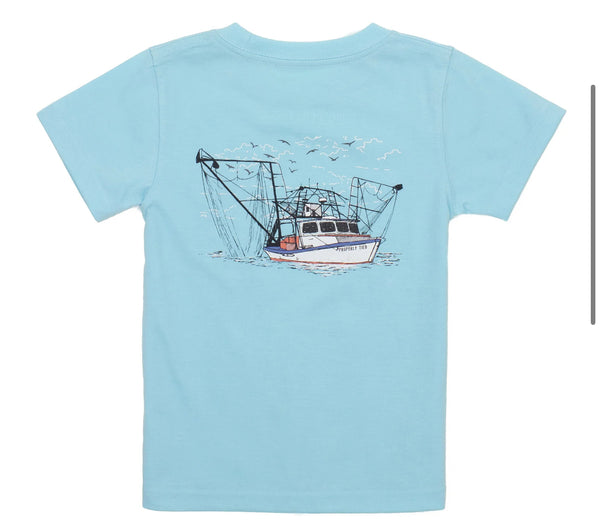 Short Sleeve Tee-Shrimp Boat