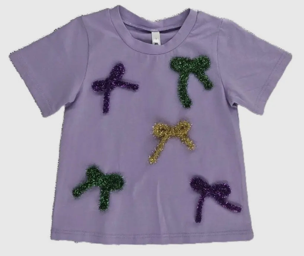 Mardi Gras Bow Shirt