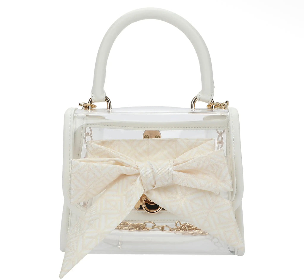 The perfect Bow Clear purse