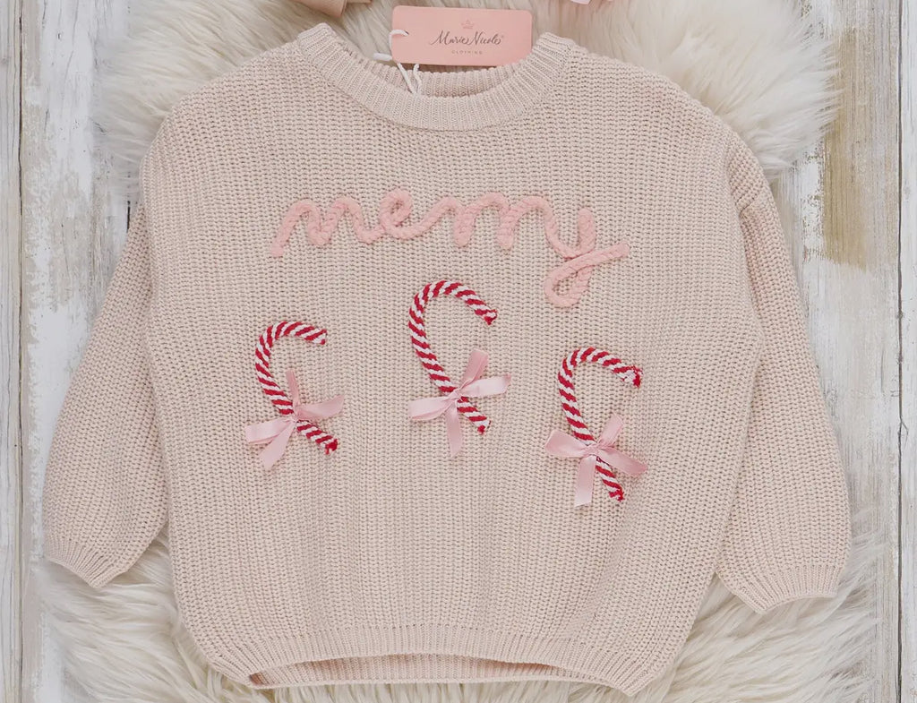 Merry candy cane sweater