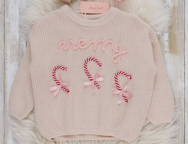 Merry candy cane sweater