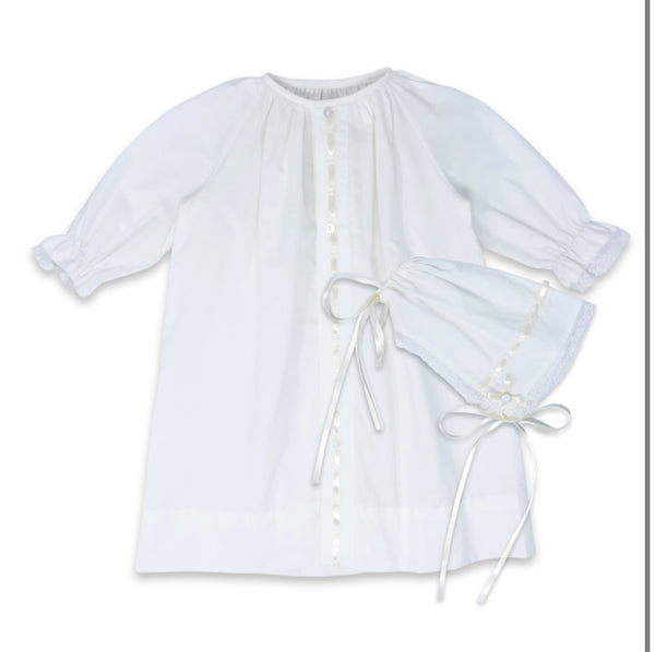 Original Daygown Set-white Batiste, ecru