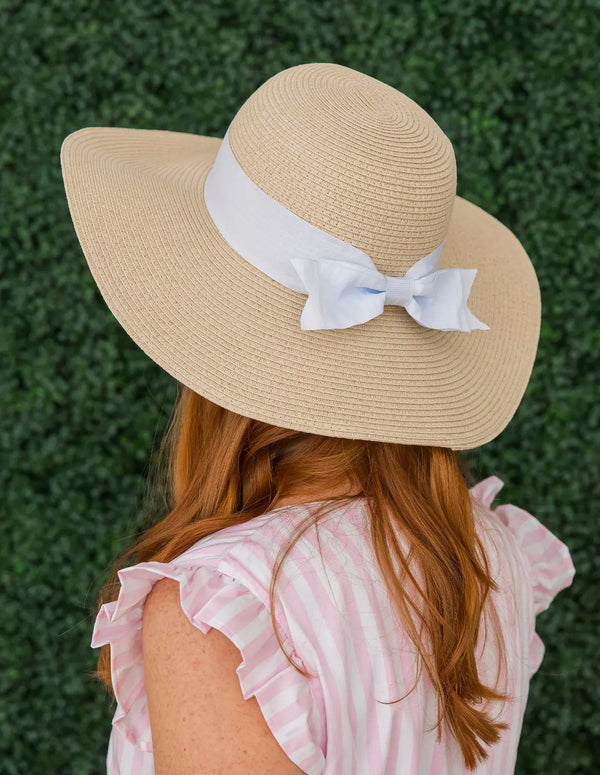 Women’s White Floppy Hat