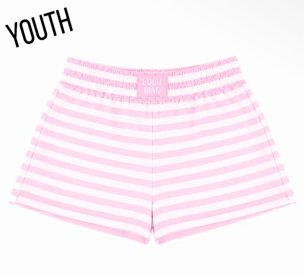 Light Pink Stripe Short