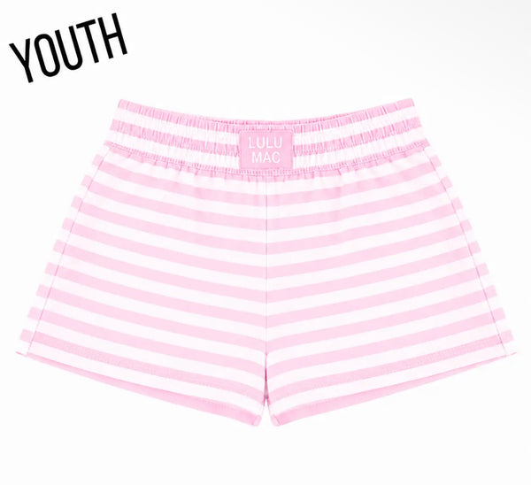 Light Pink Stripe Short