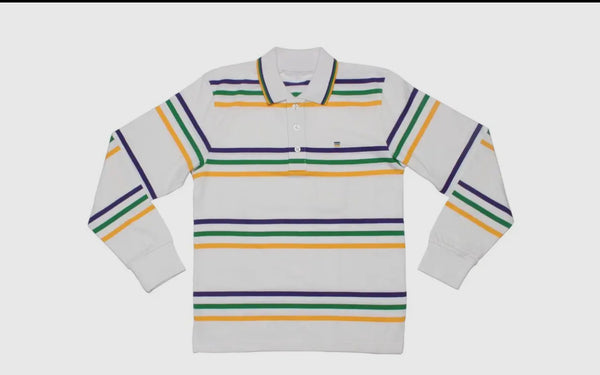 Youth long sleeve Mardi Gras shirt