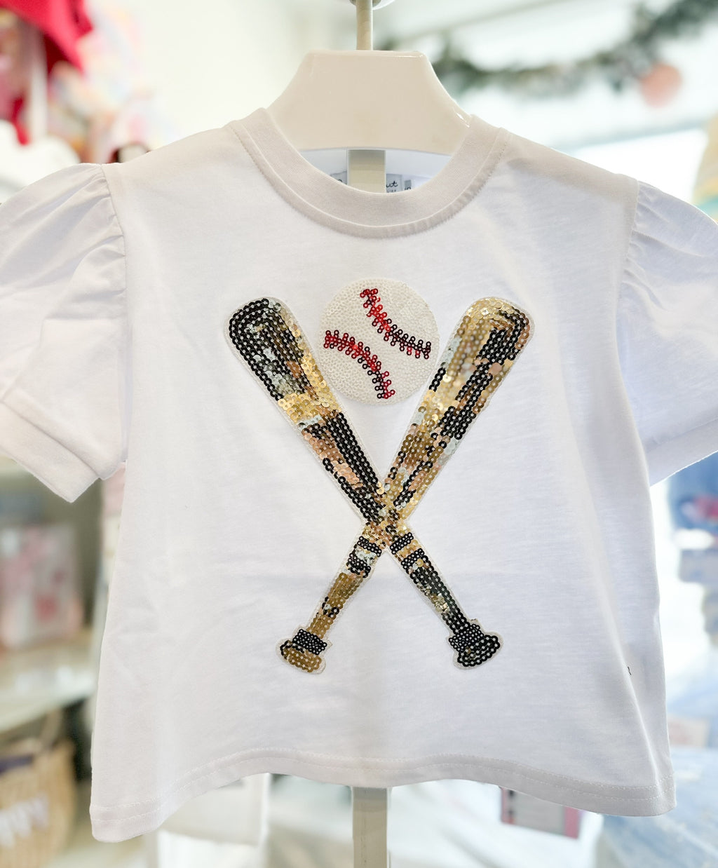 Baseball Glitter Tee